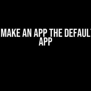 How to Make an App the Default Phone App